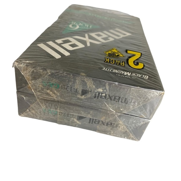 Maxwell NEW 2‎ Pack VHS T-120 GX-Silver 6 Hour High Quality Video Tapes Sealed - Picture 6 of 7